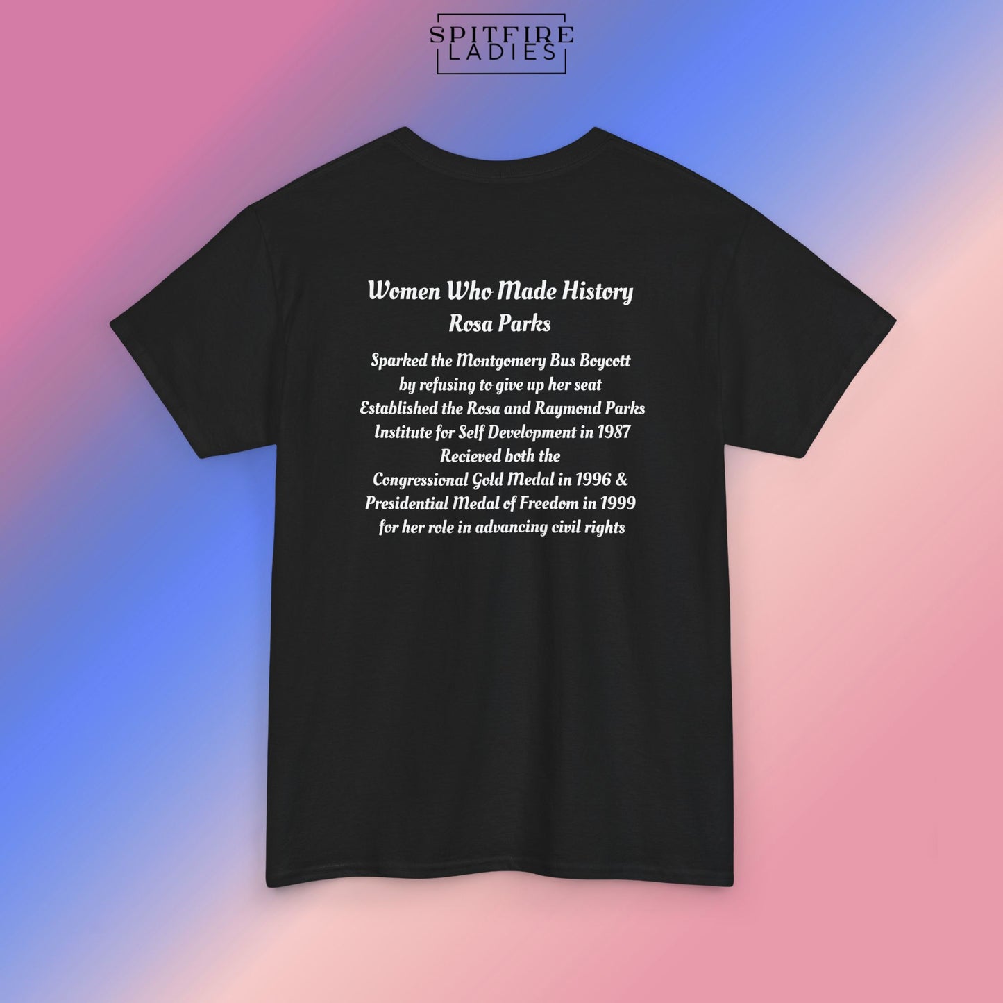 Rosa Parks Tee | Civil Rights & Activism | Spitfire Ladies