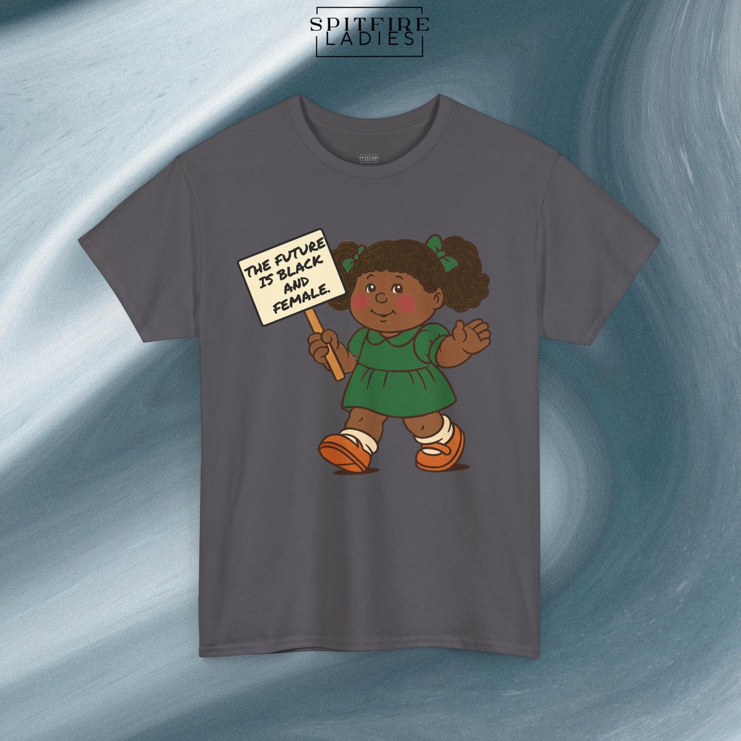 The Future is Black and Female | Retro Protest Tee | Spitfire Ladies