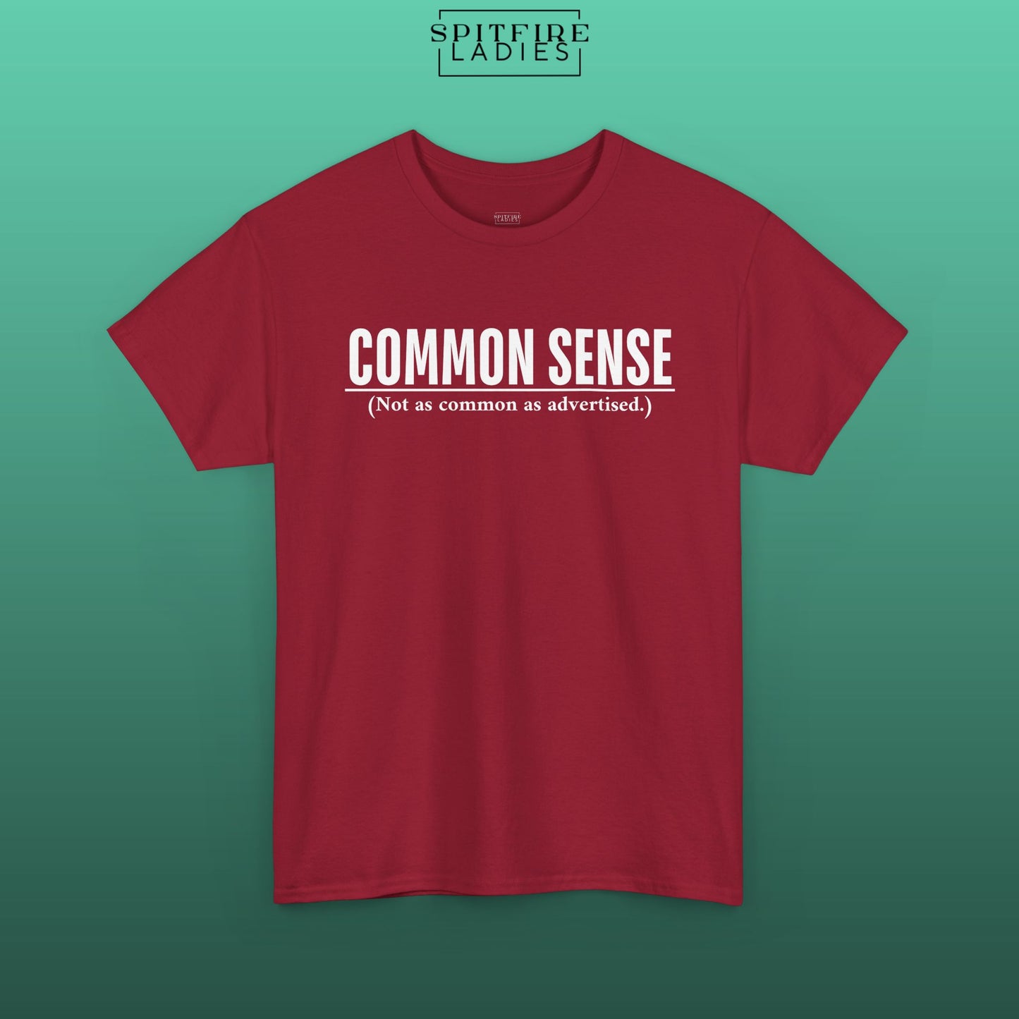 Common Sense, Not as Common as Advertised | Spitfire Ladies