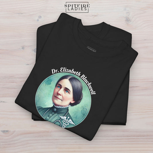 Watercolor Elizabeth Blackwell Historical Women T-Shirt