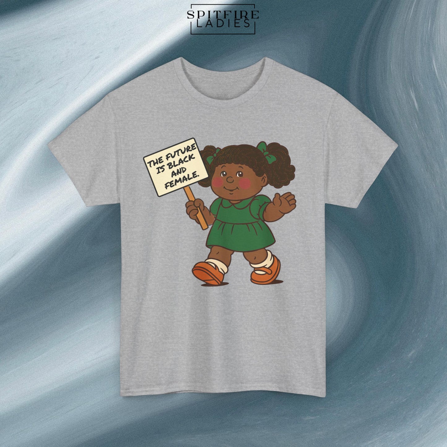 The Future is Black and Female | Retro Protest Tee | Spitfire Ladies
