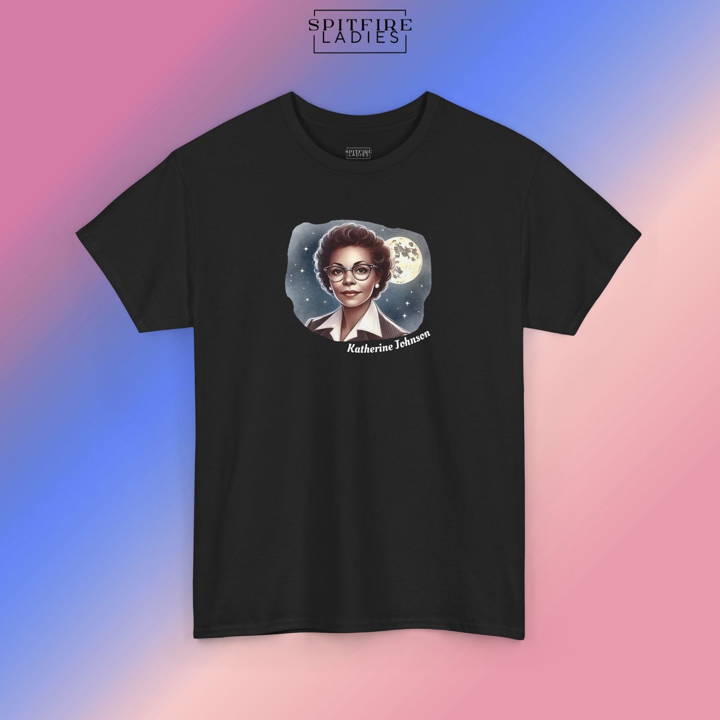 Katherine Johnson Tee | Hidden Figures, NASA & STEM | Spitfire Ladies