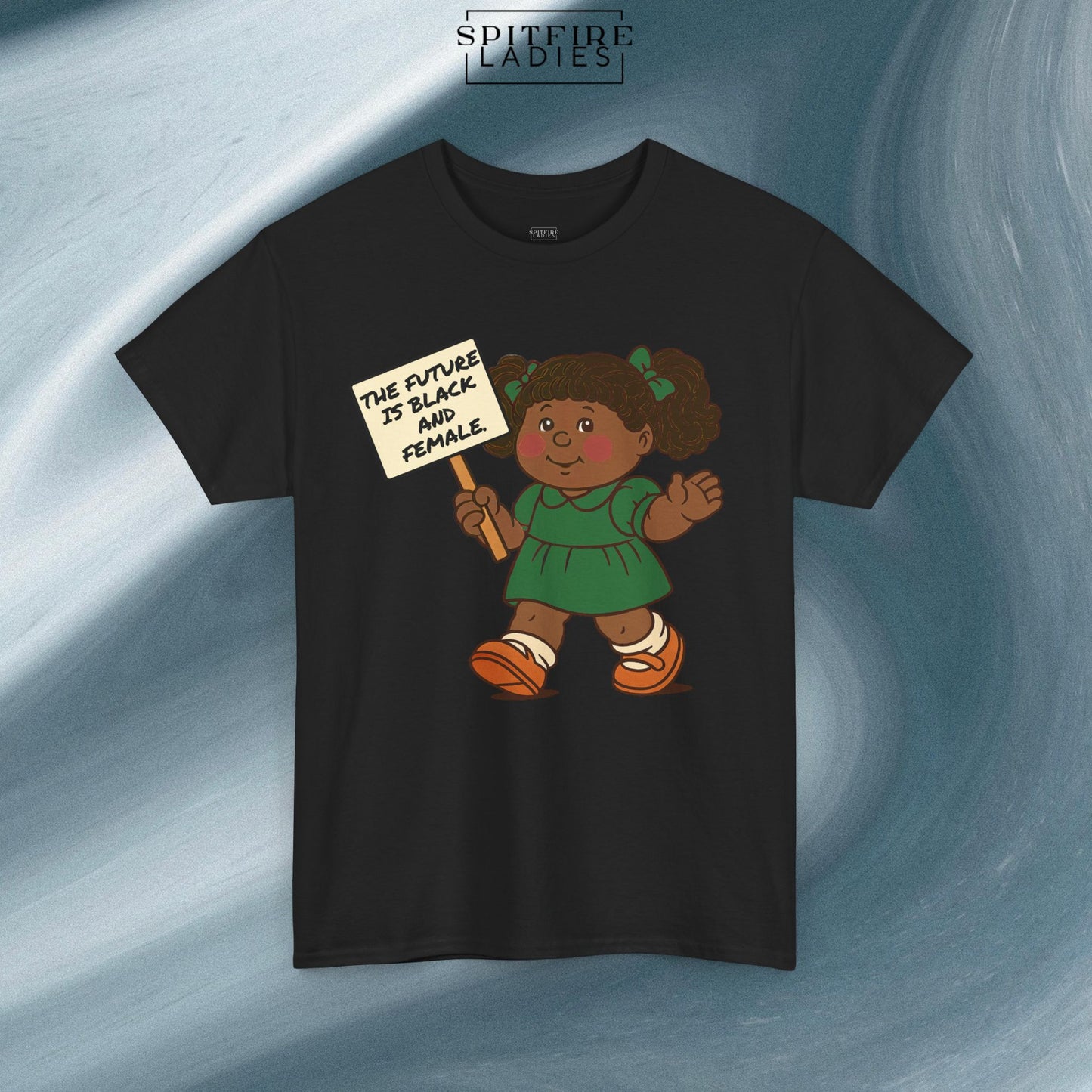The Future is Black and Female | Retro Protest Tee | Spitfire Ladies