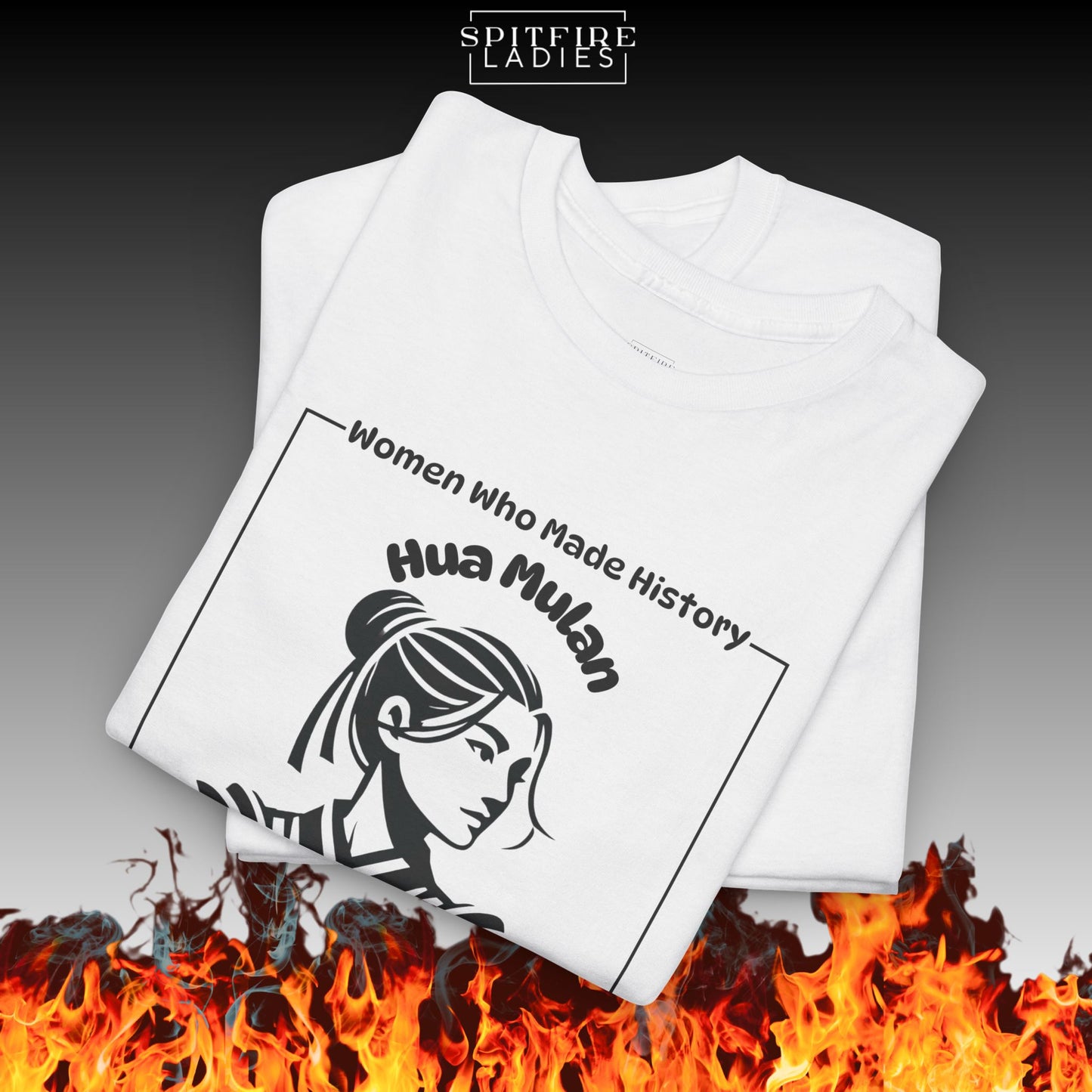 Hua Mulan Shirt | Chinese Warrior Tee | Spitfire Ladies
