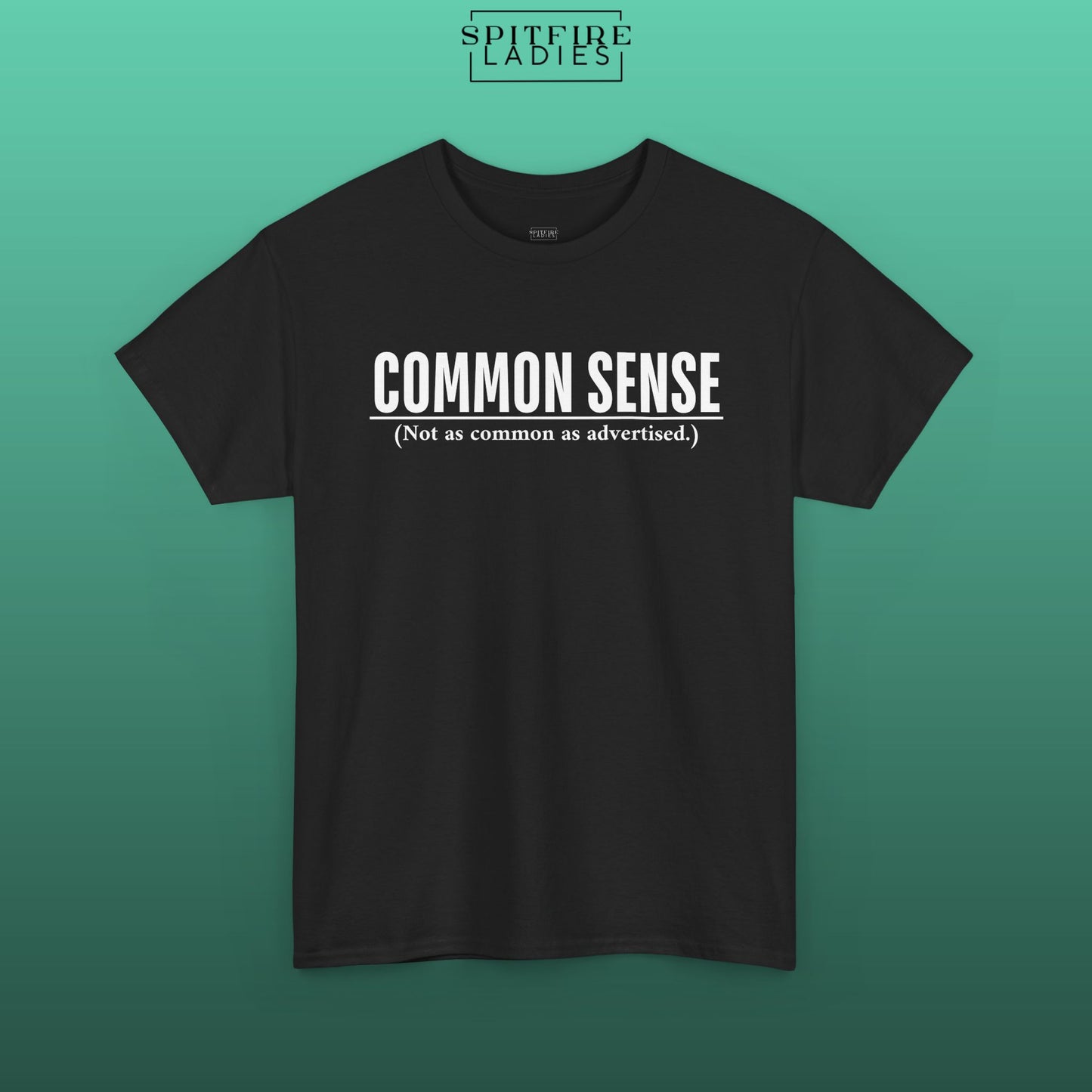 Common Sense, Not as Common as Advertised | Spitfire Ladies