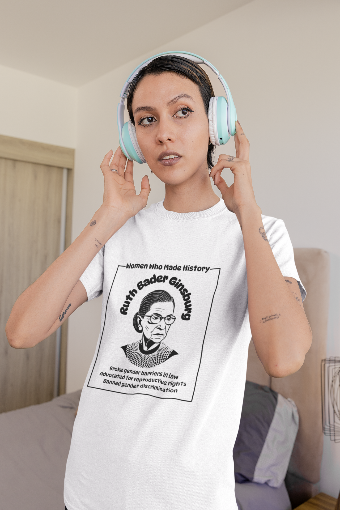 Ruth Bader Ginsburg Tee | Women's Rights & SCOTUS | Spitfire Ladies