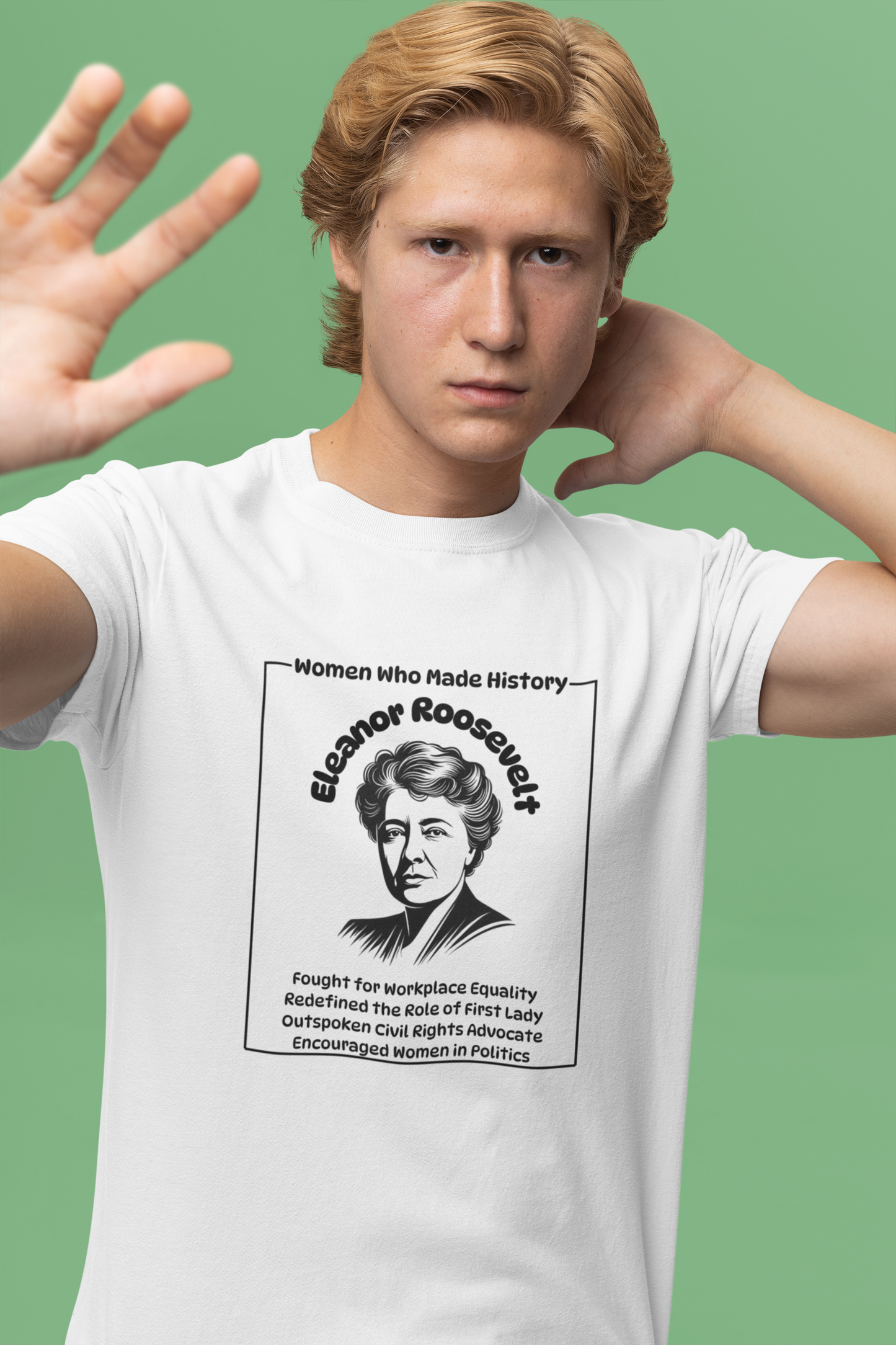 Eleanor Roosevelt Shirt | Human Rights | Spitfire Ladies