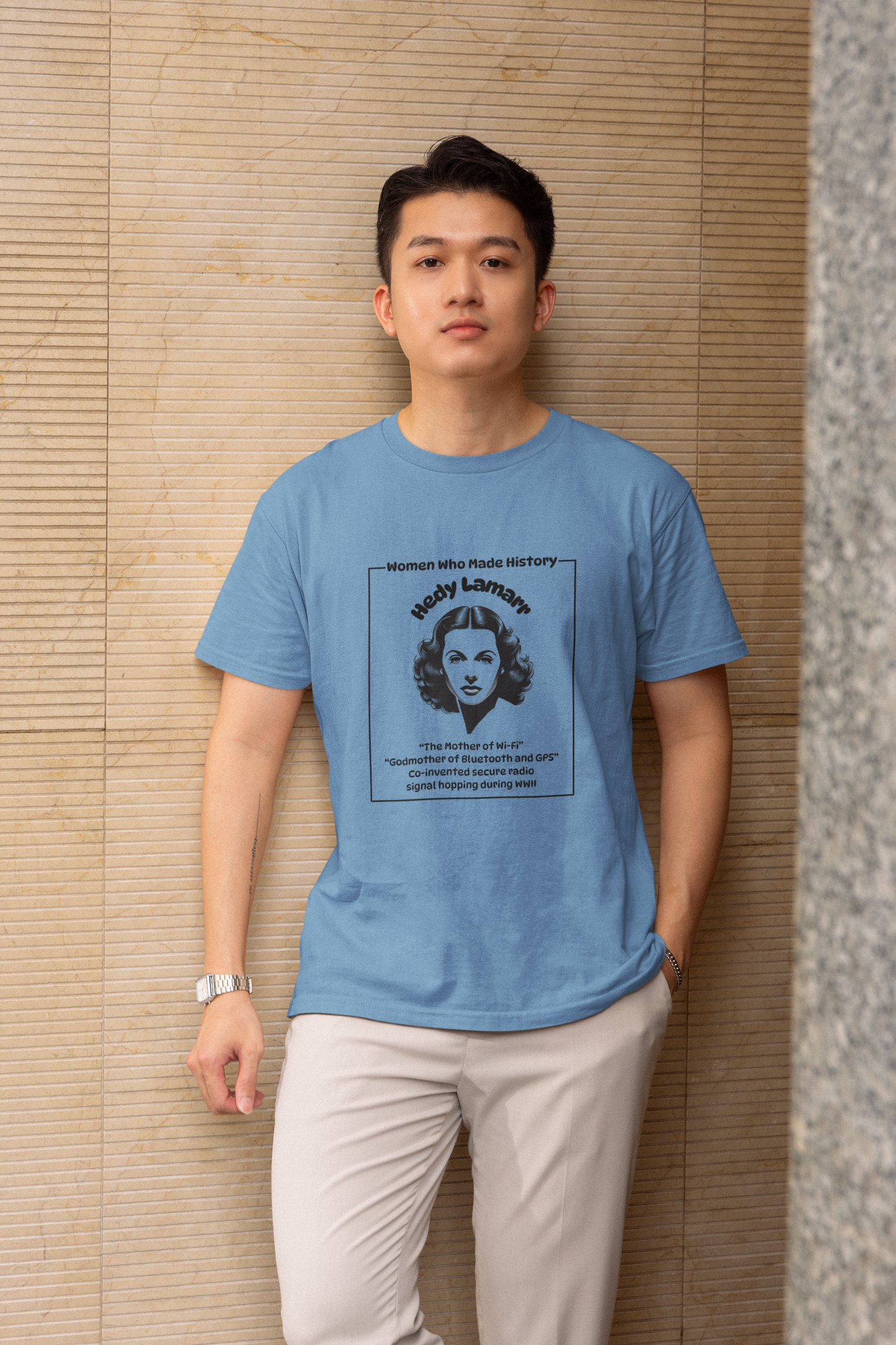 Hedy Lamarr Portrait Tee | Women in Tech | Spitfire Ladies