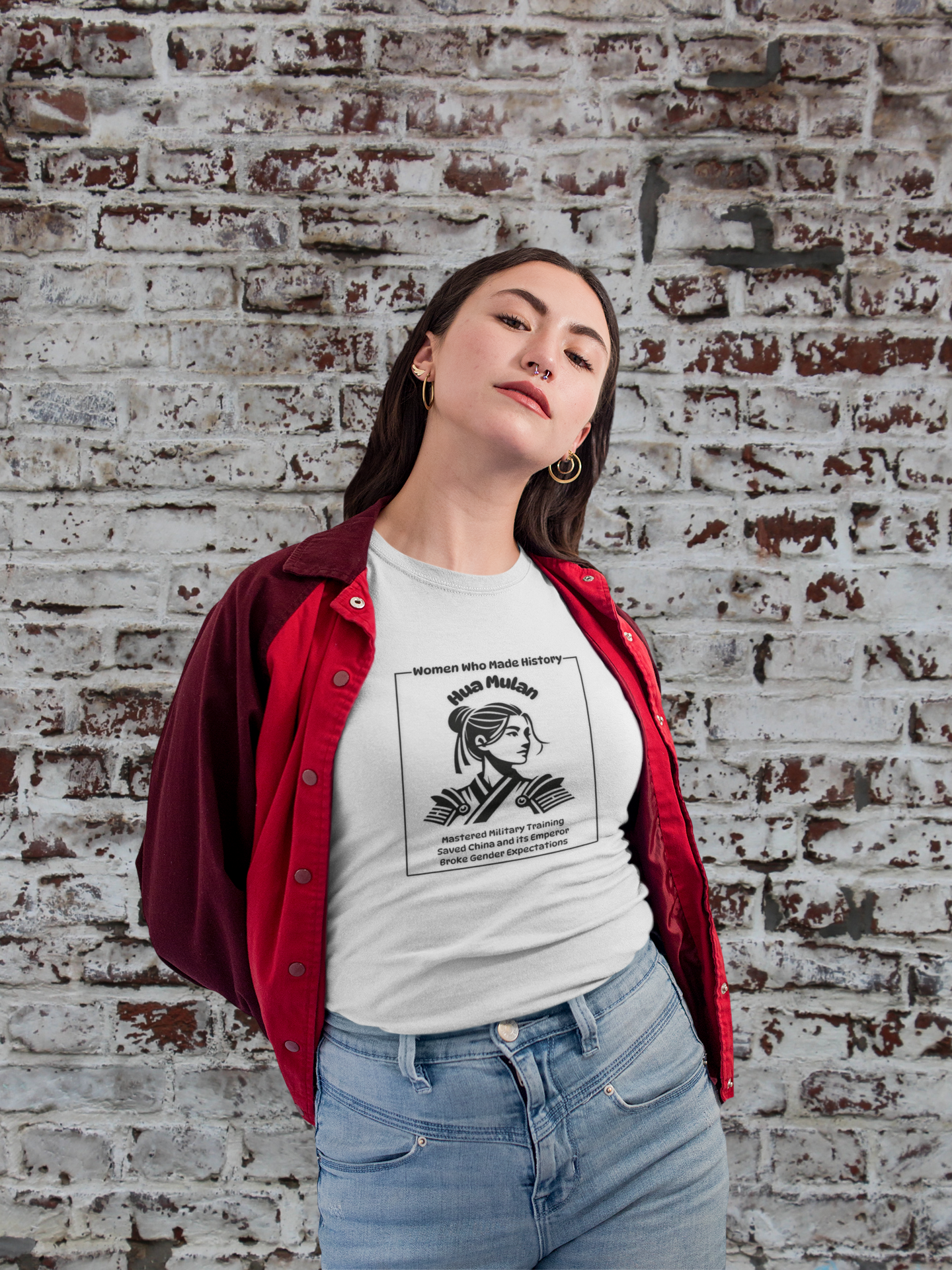 Hua Mulan Shirt | Chinese Warrior Tee | Spitfire Ladies