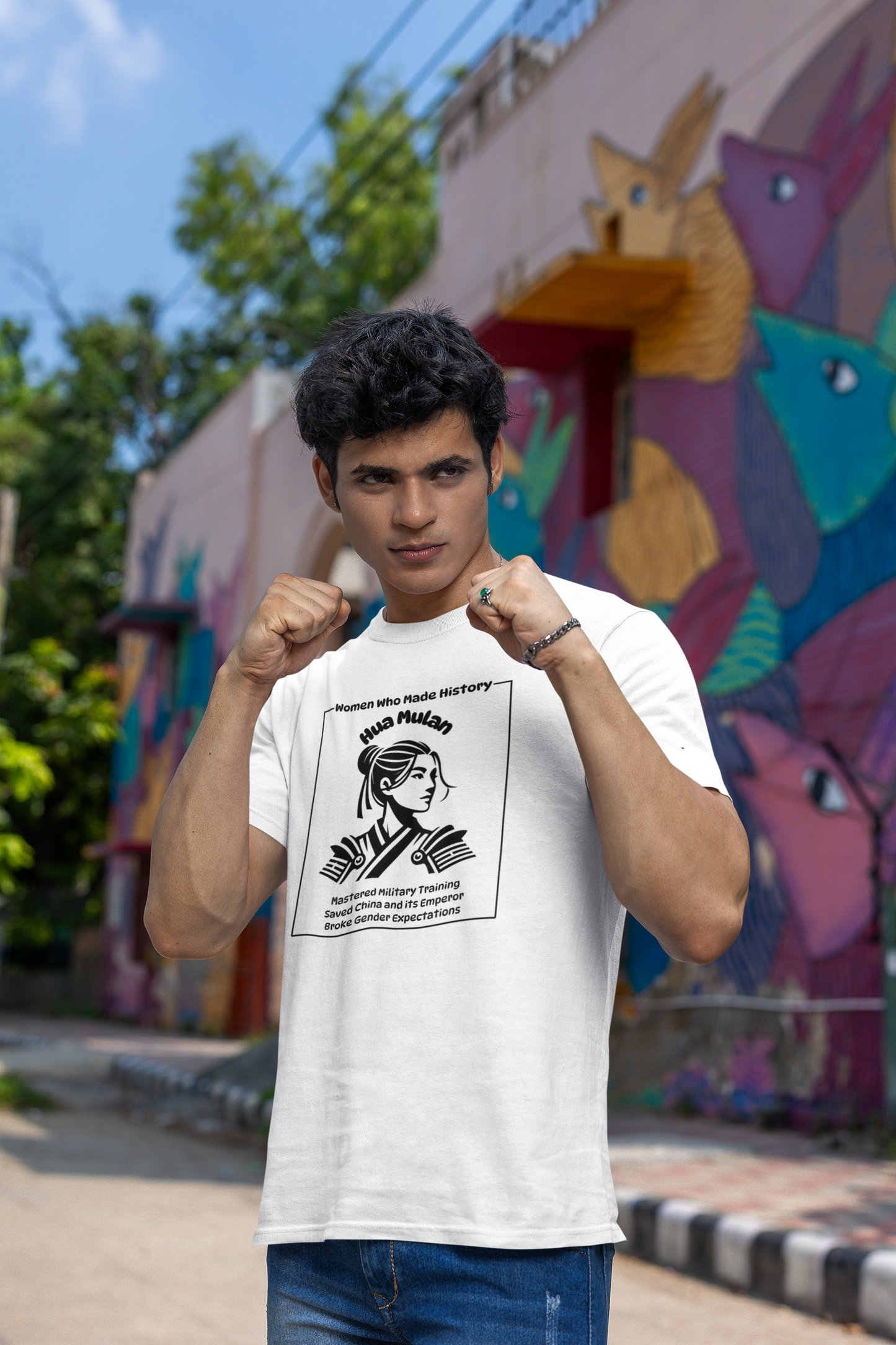Hua Mulan Shirt | Chinese Warrior Tee | Spitfire Ladies