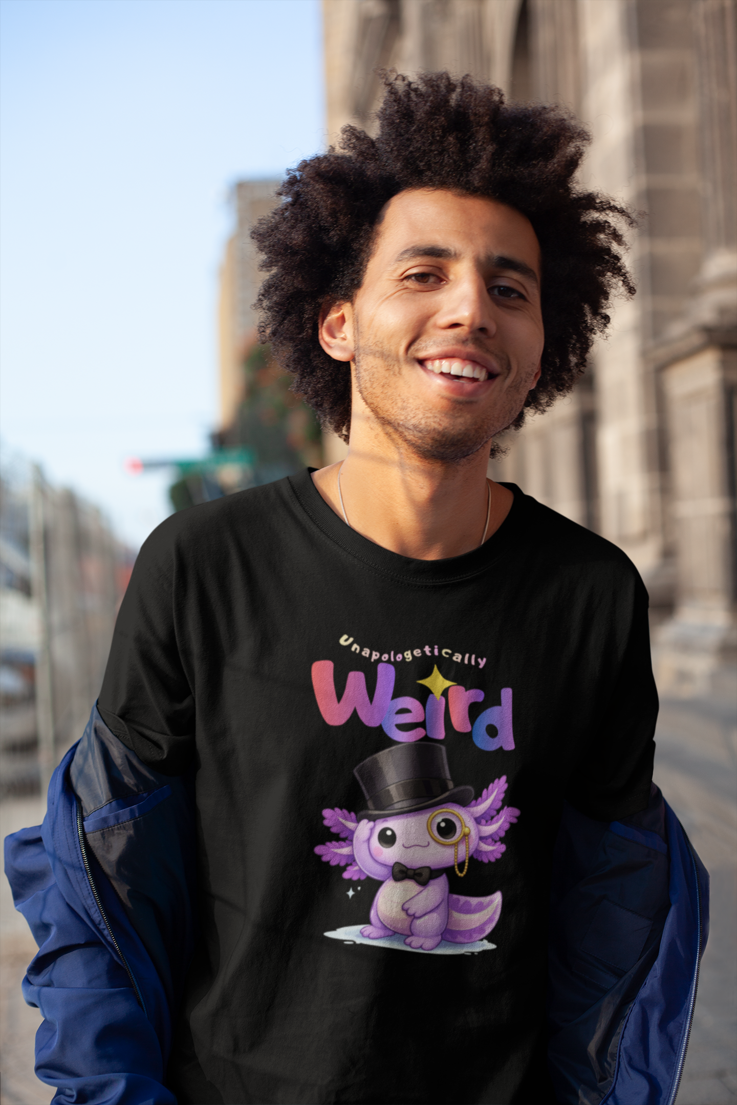 Unapologetically Weird Axolotl Shirt | Spitfire Ladies