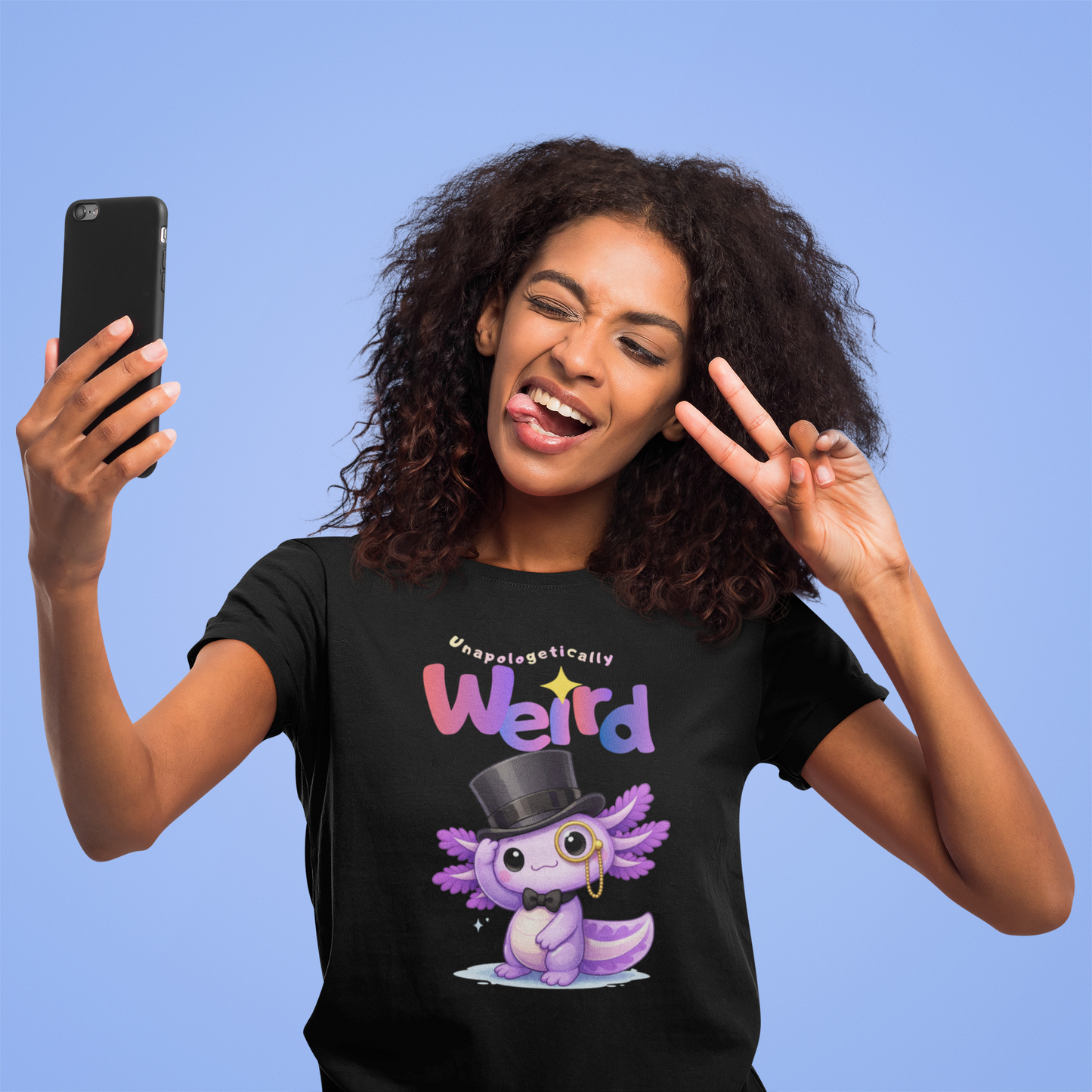 Unapologetically Weird Axolotl Shirt | Spitfire Ladies