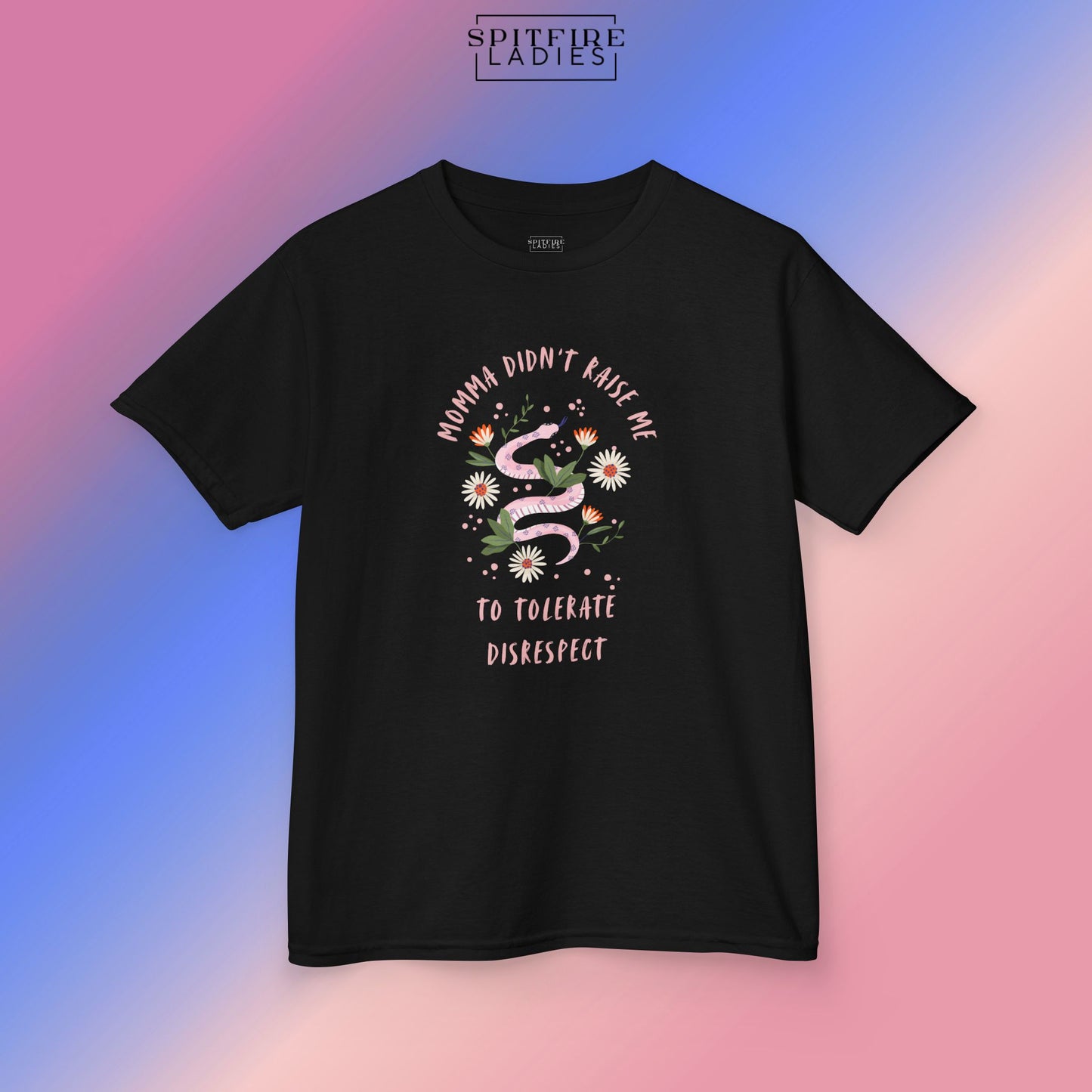 Momma Didn't Raise Me | Kids Feminist Tee | Spitfire Ladies