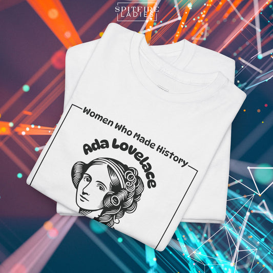 Ada Lovelace Portrait Tee | First Computer Programmer | Spitfire Ladies