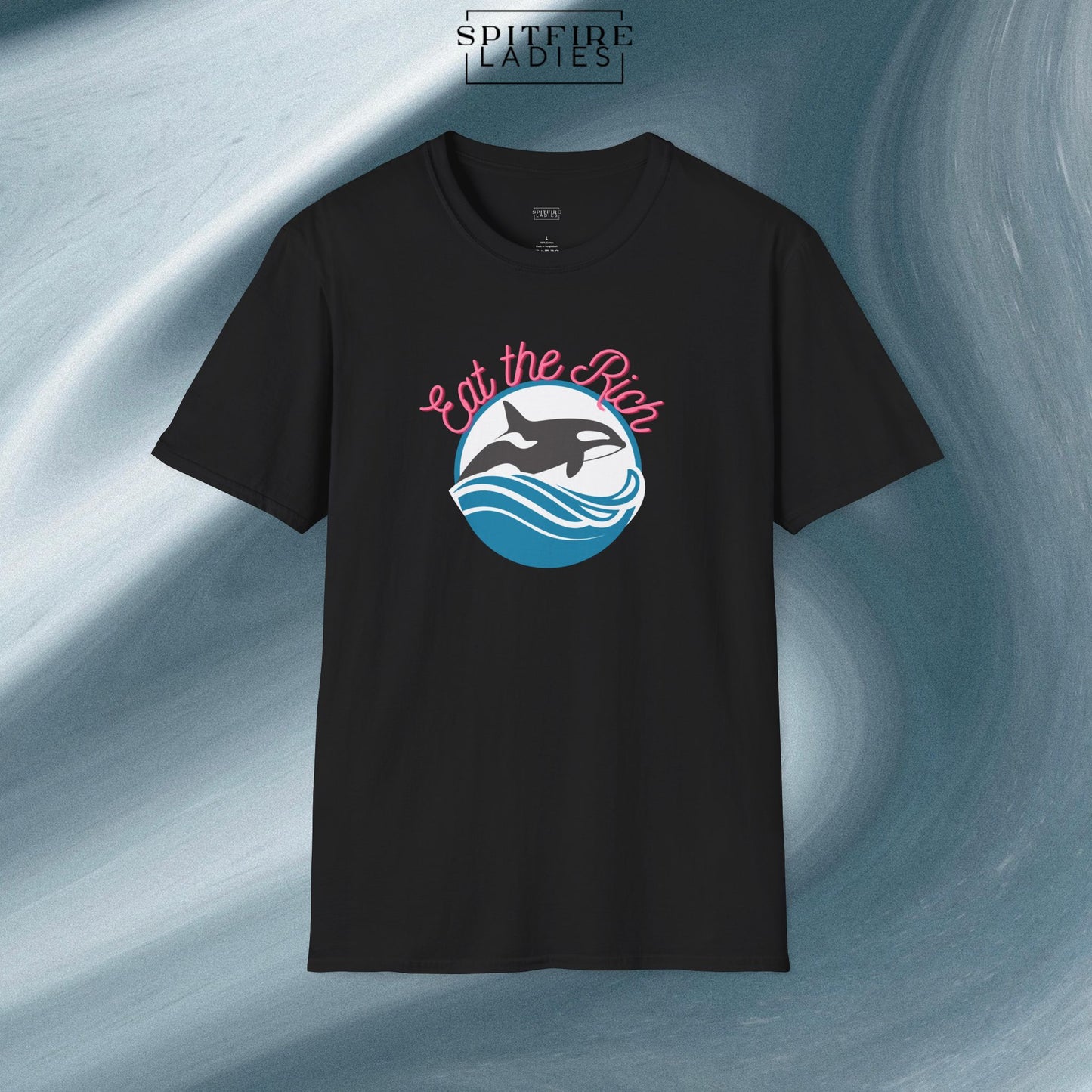 Eat the Rich | Orca Protest Tee | Spitfire Ladies