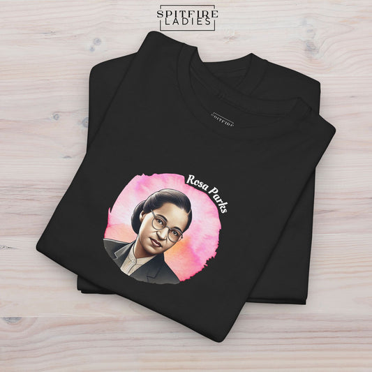Watercolor Rosa Parks Historical Women T-Shirt