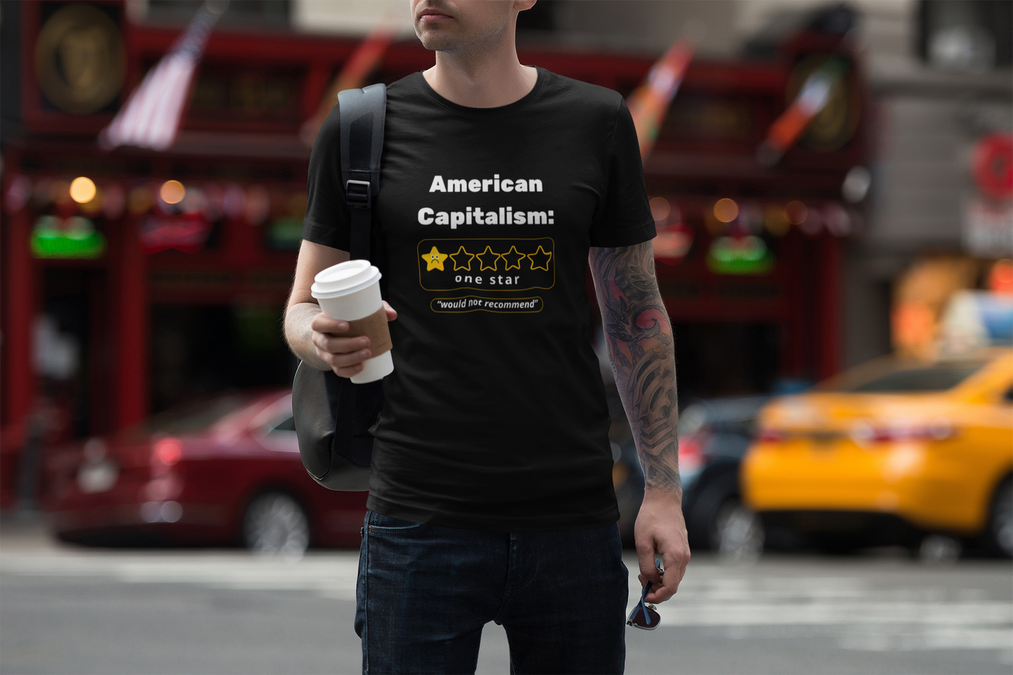American Capitalism: One Star | Political Humor Tee | Spitfire Ladies