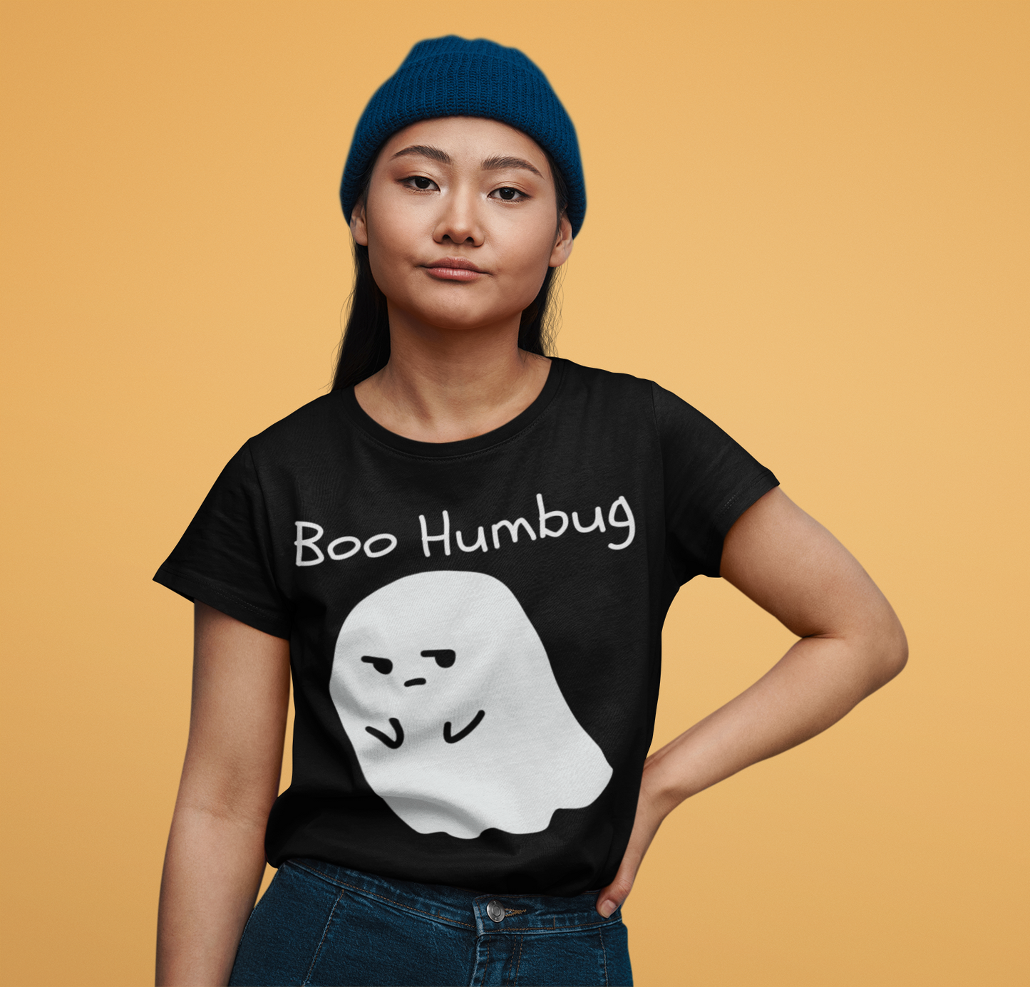 Boo Humbug | Anti-Halloween Ghost Tee | Spitfire Ladies