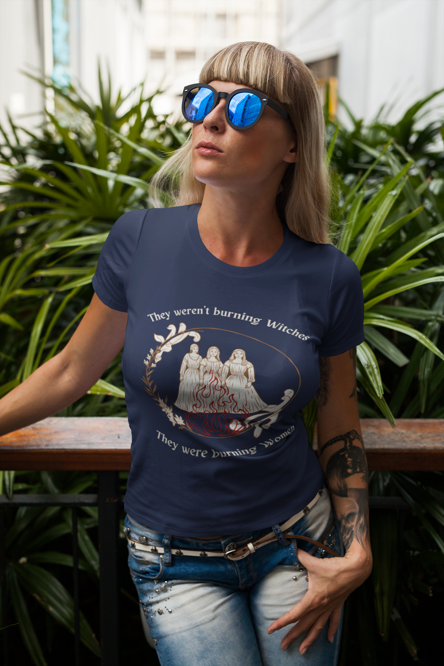 They Weren't Burning Witches, They Were Burning Women | Feminist History Tee | Spitfire Ladies
