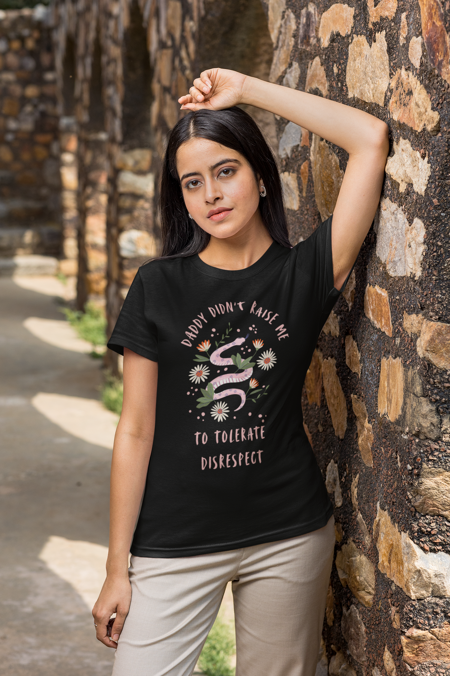 "Daddy Didn’t Raise Me to Tolerate Disrespect" T-shirt