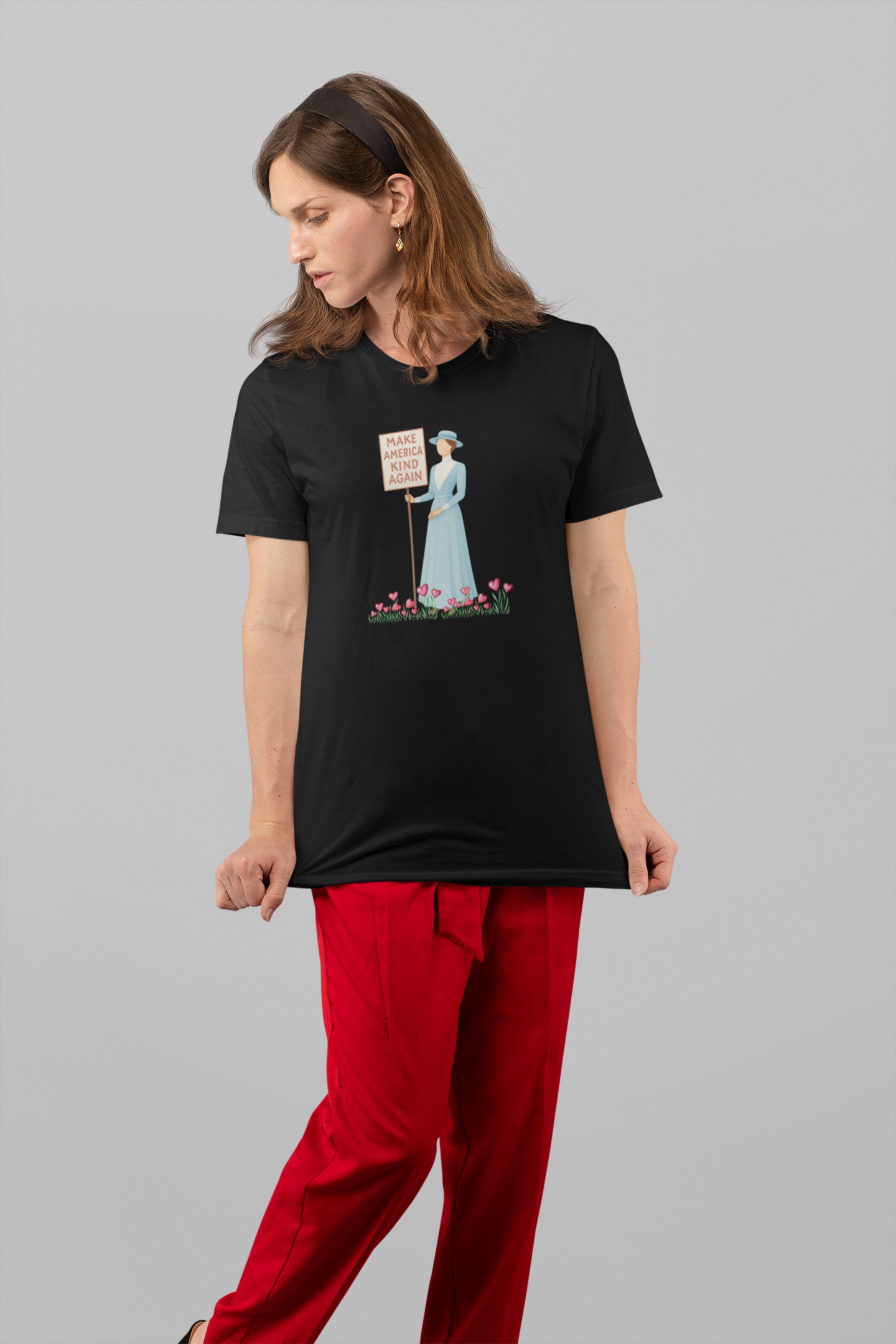 Make America Kind Again | Suffragette Protest Tee | Spitfire Ladies