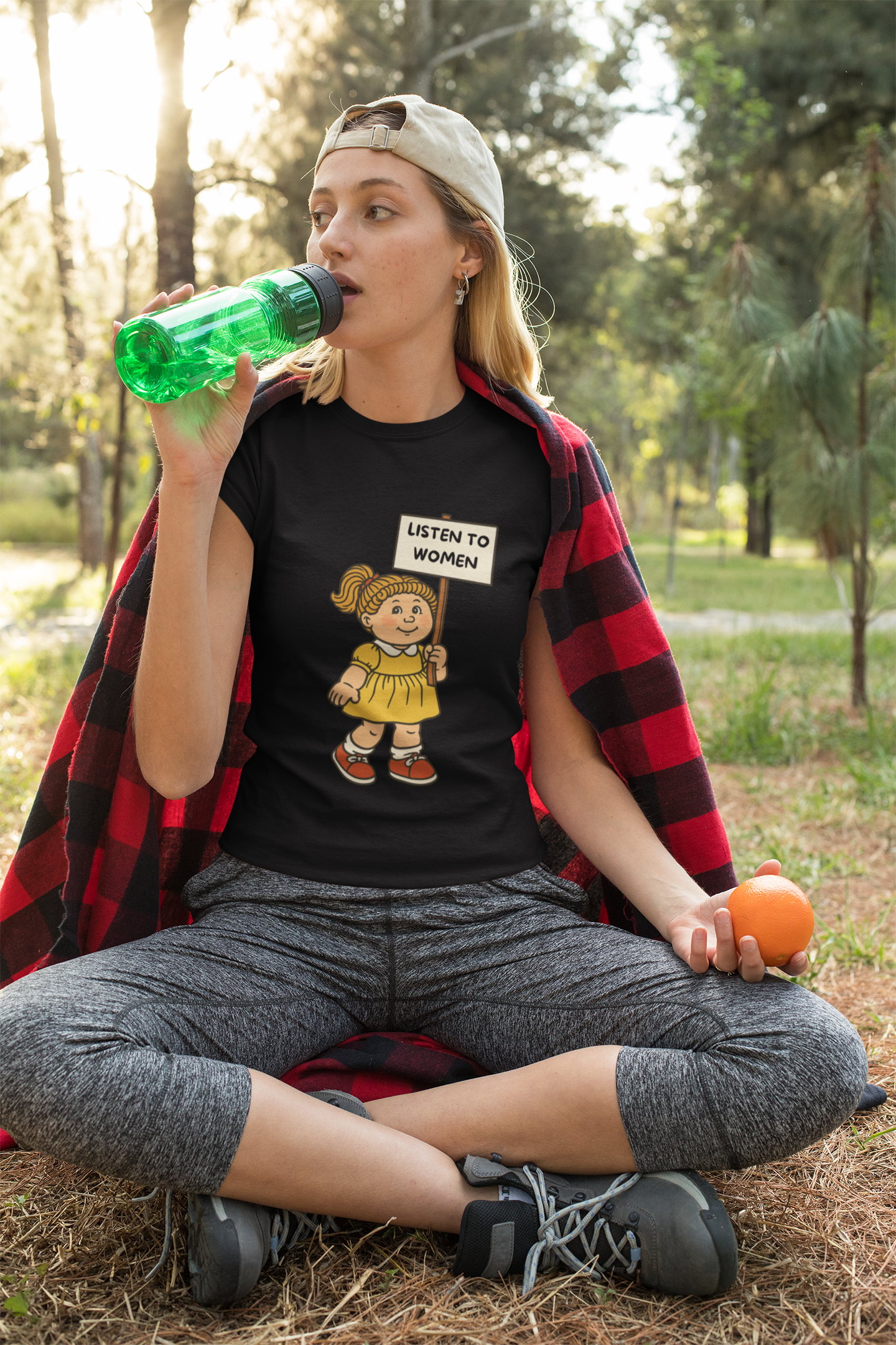 Listen to Women | Retro Feminist Protest Tee | Spitfire Ladies
