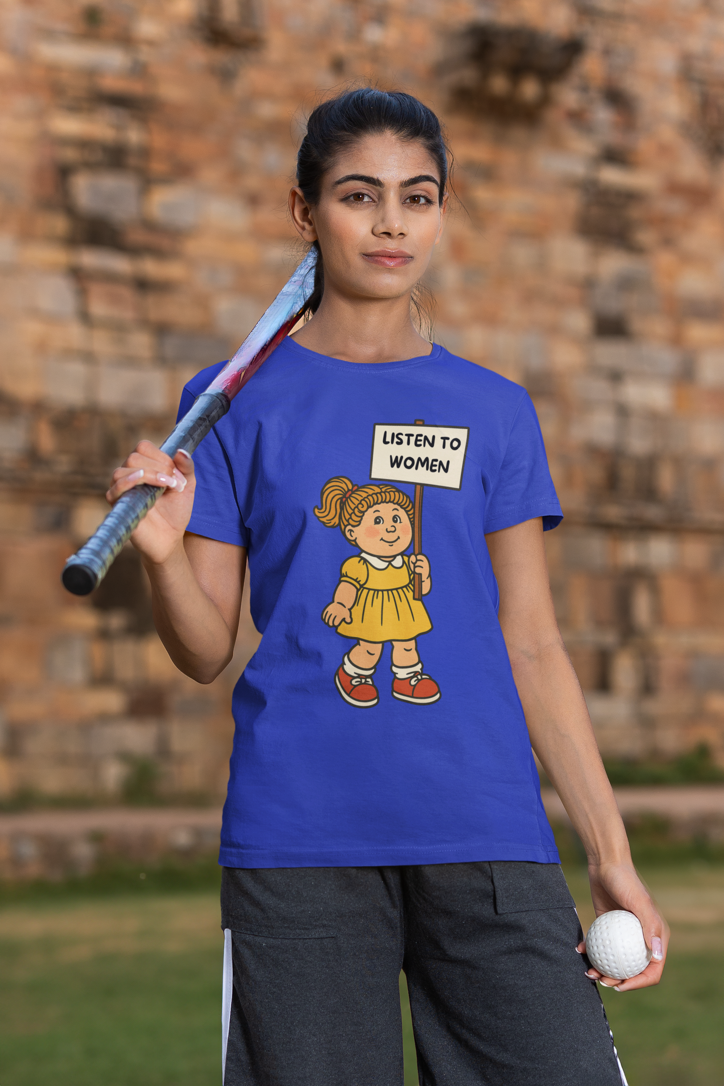 Listen to Women | Retro Feminist Protest Tee | Spitfire Ladies