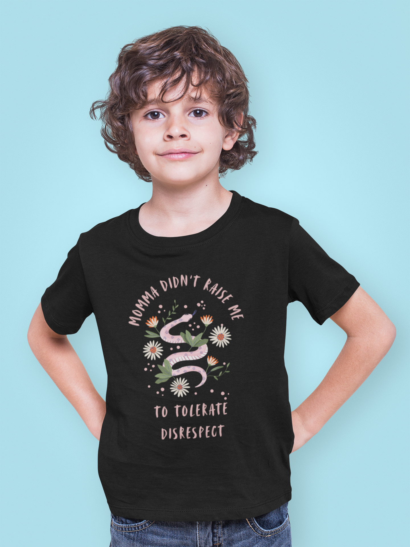 Momma Didn't Raise Me | Kids Feminist Tee | Spitfire Ladies