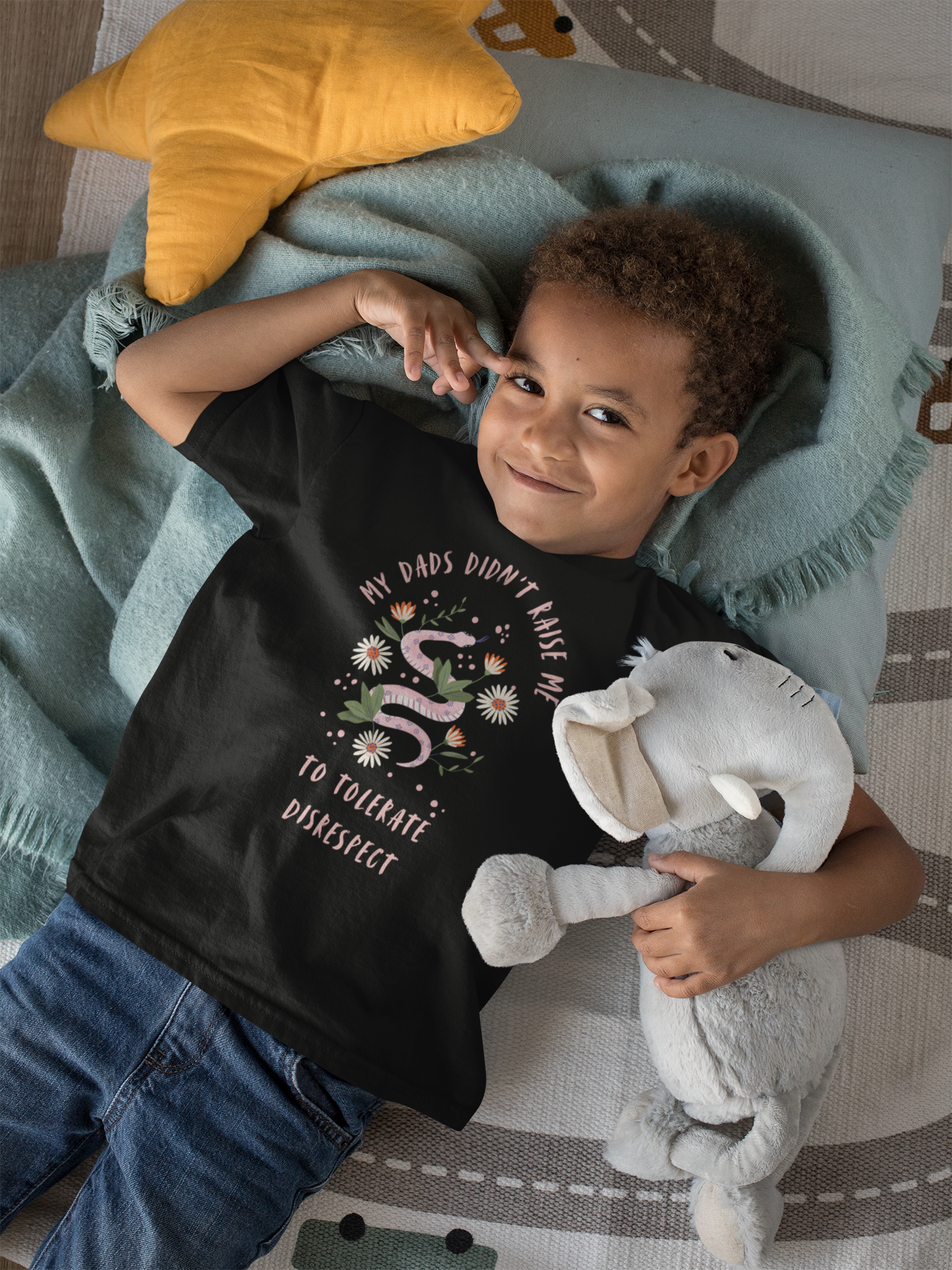 My Dads Didn't Raise Me | Kids Feminist Tee | Spitfire Ladies