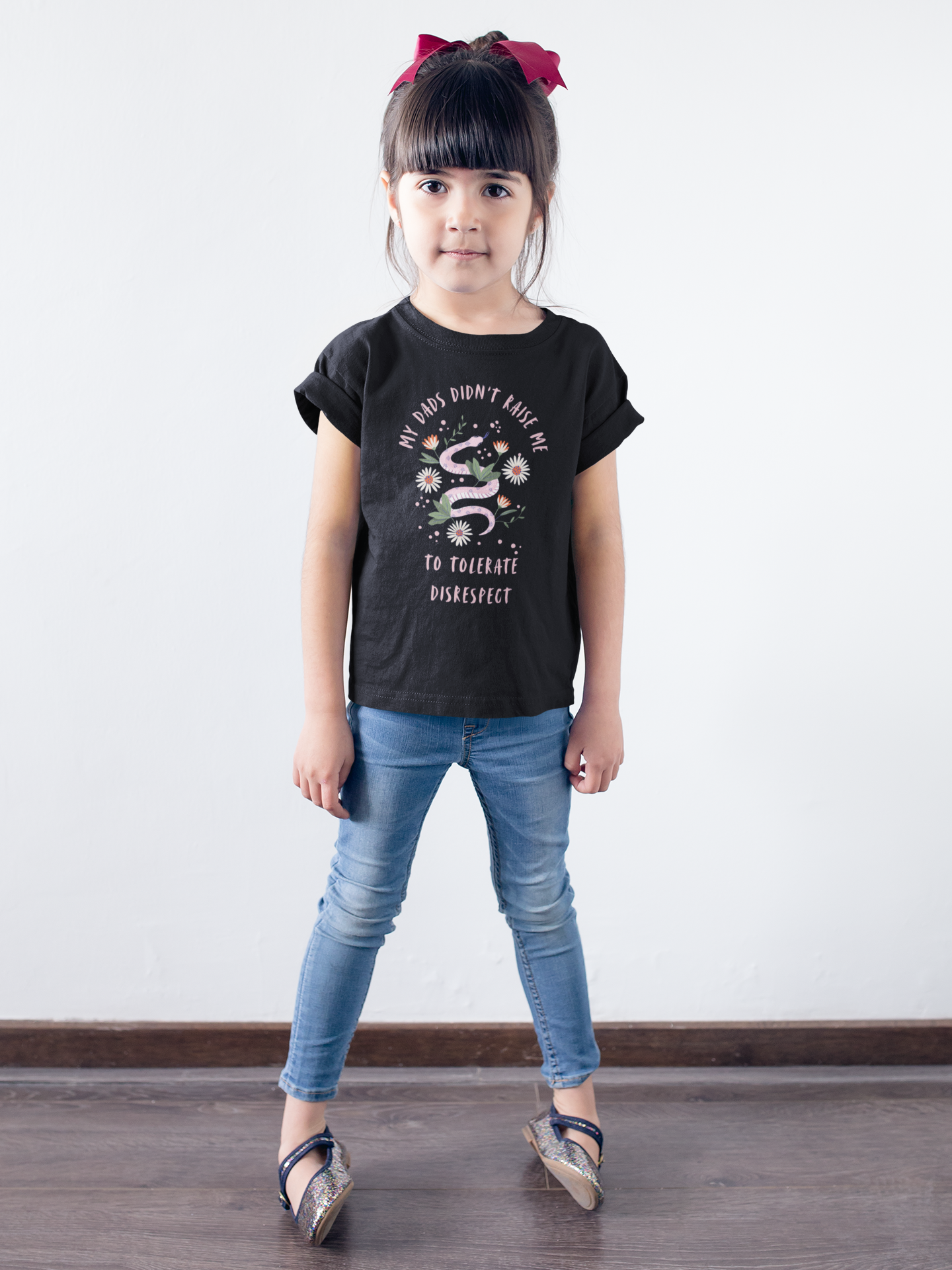 My Dads Didn't Raise Me | Kids Feminist Tee | Spitfire Ladies