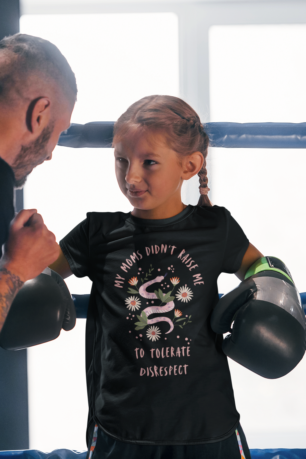 My Moms Didn't Raise Me | Kids Feminist Tee | Spitfire Ladies