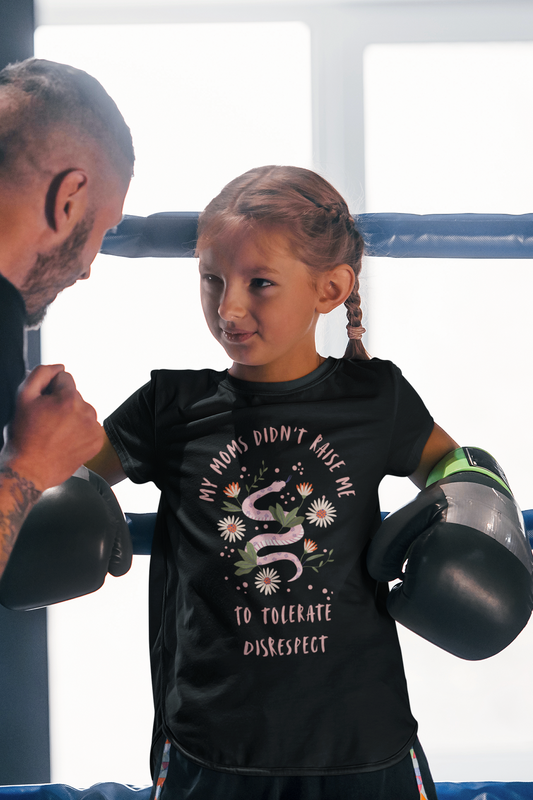 My Moms Didn’t Raise Me Kids Empowerment T-Shirt