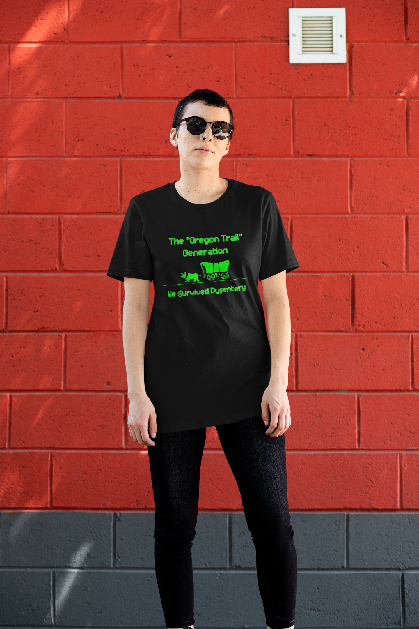 Oregon Trail Generation | We Survived Dysentery Tee | Spitfire Ladies