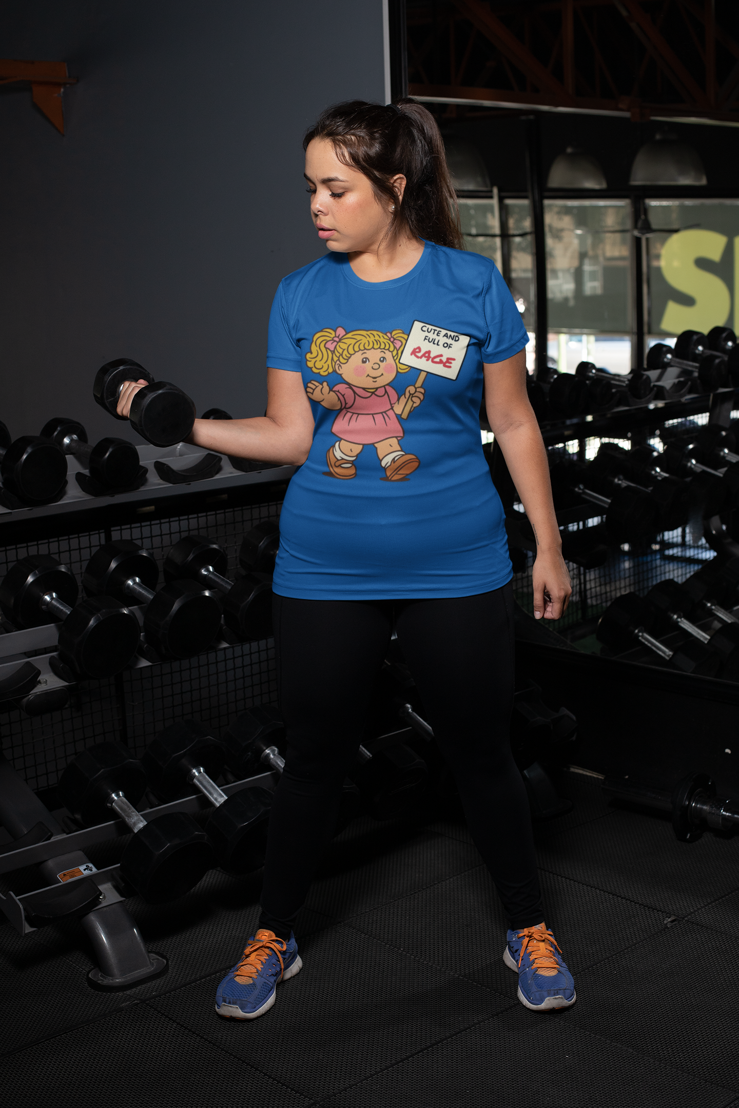 Cute and Full of RAGE | Retro Feminist Protest Tee | Spitfire Ladies