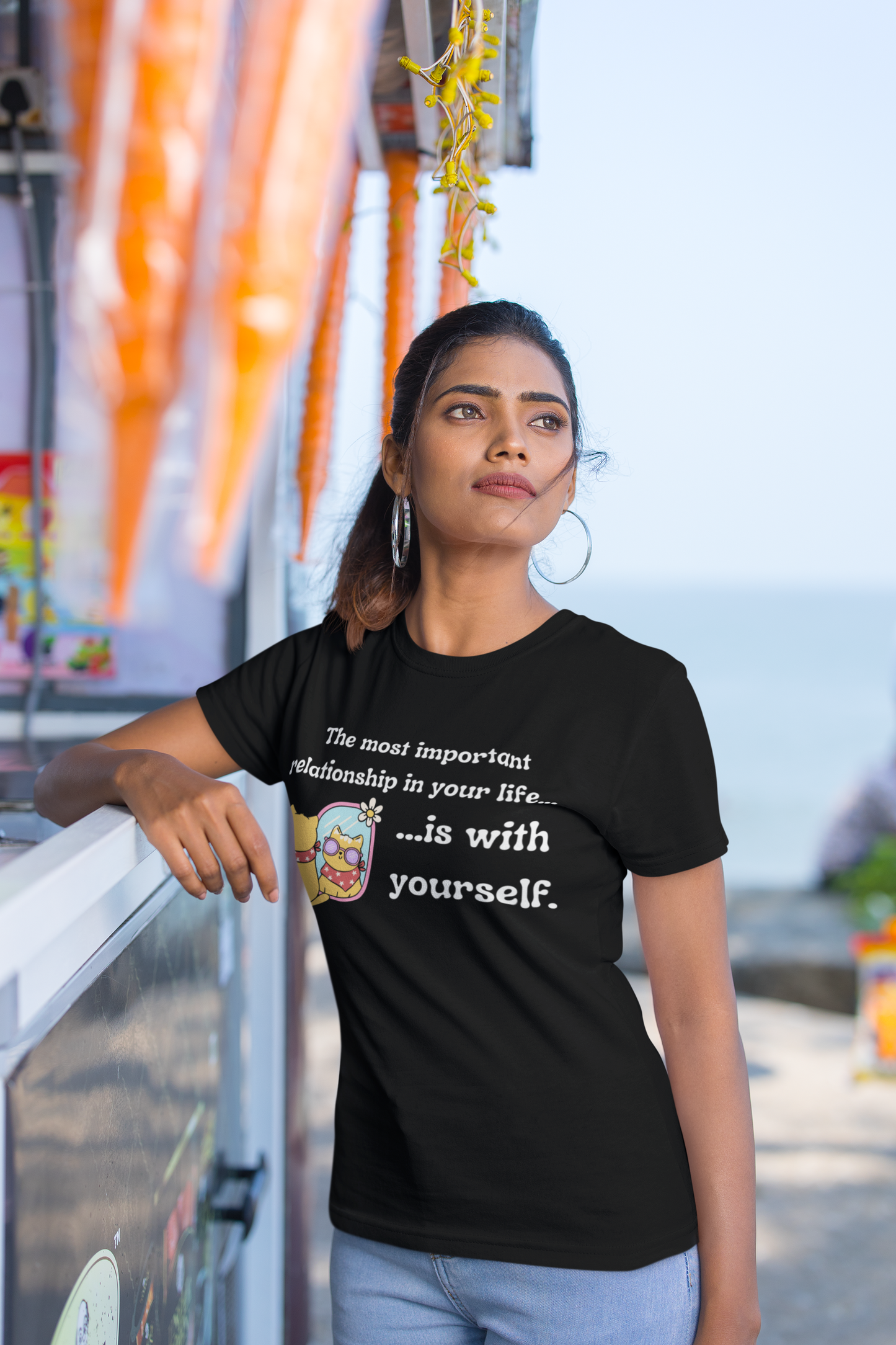 Most Important Relationship | Self-Love Cat Tee | Spitfire Ladies