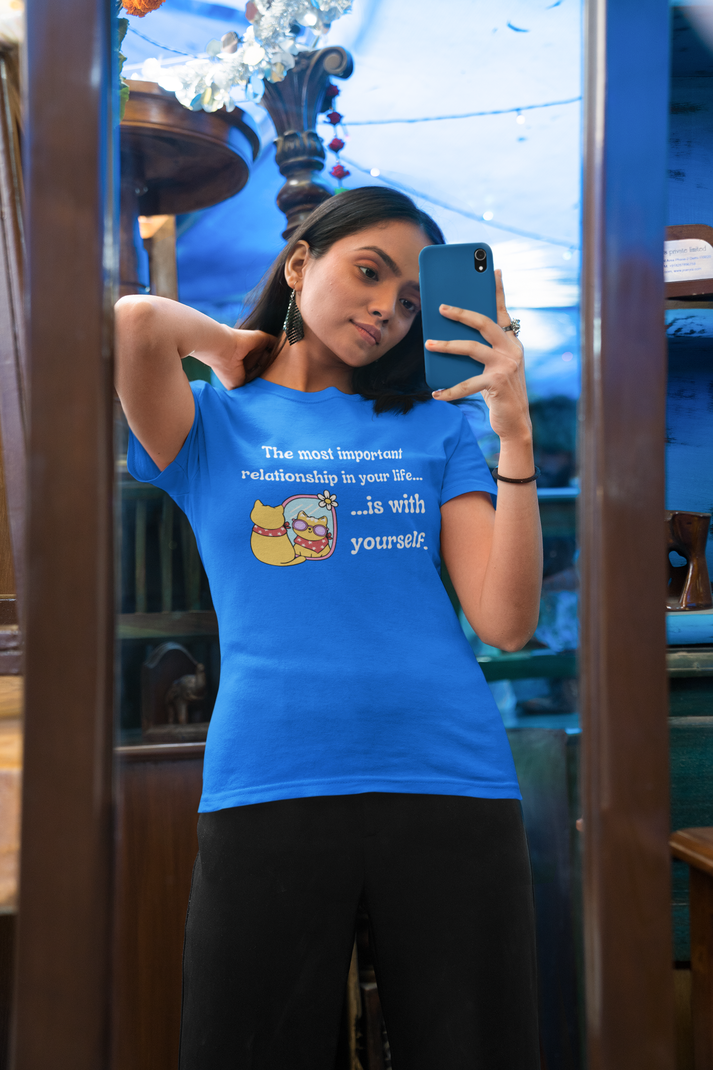 Most Important Relationship | Self-Love Cat Tee | Spitfire Ladies