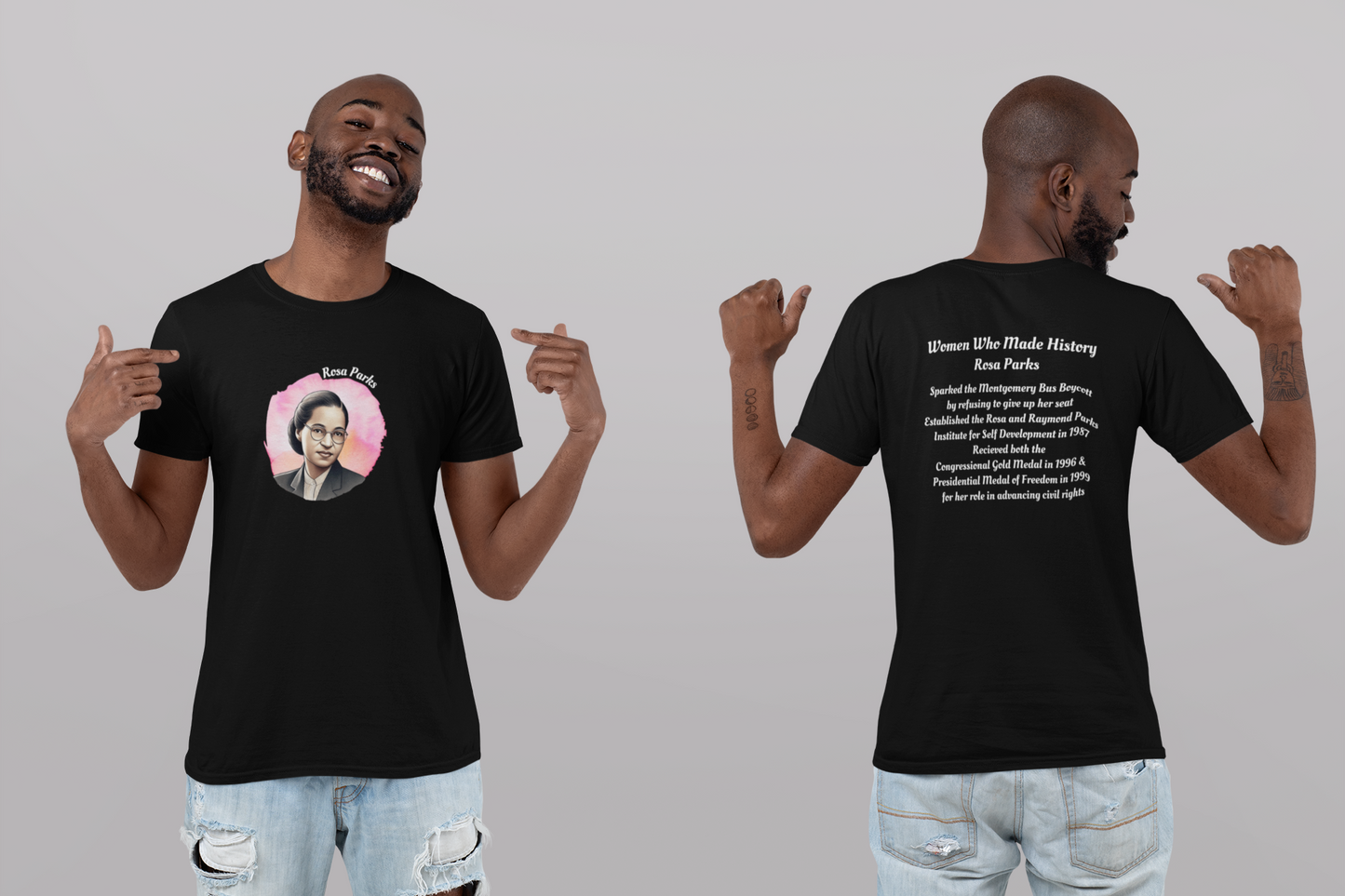 Rosa Parks Tee | Civil Rights & Activism | Spitfire Ladies
