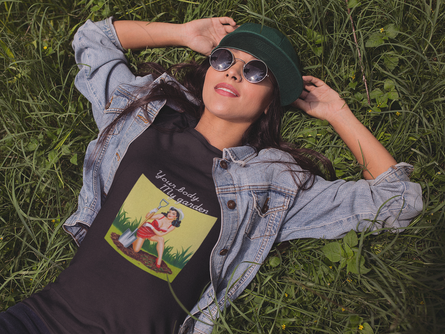 Your Body, My Garden | Retro Feminist Tee | Spitfire Ladies