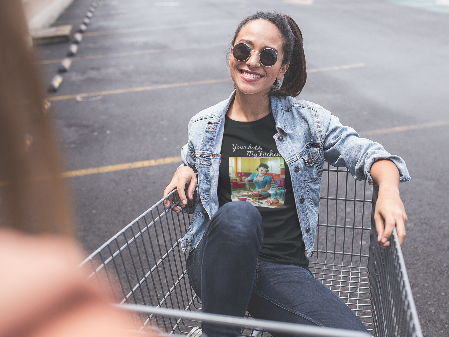 Your Body, My Kitchen | Retro Feminist Tee | Spitfire Ladies