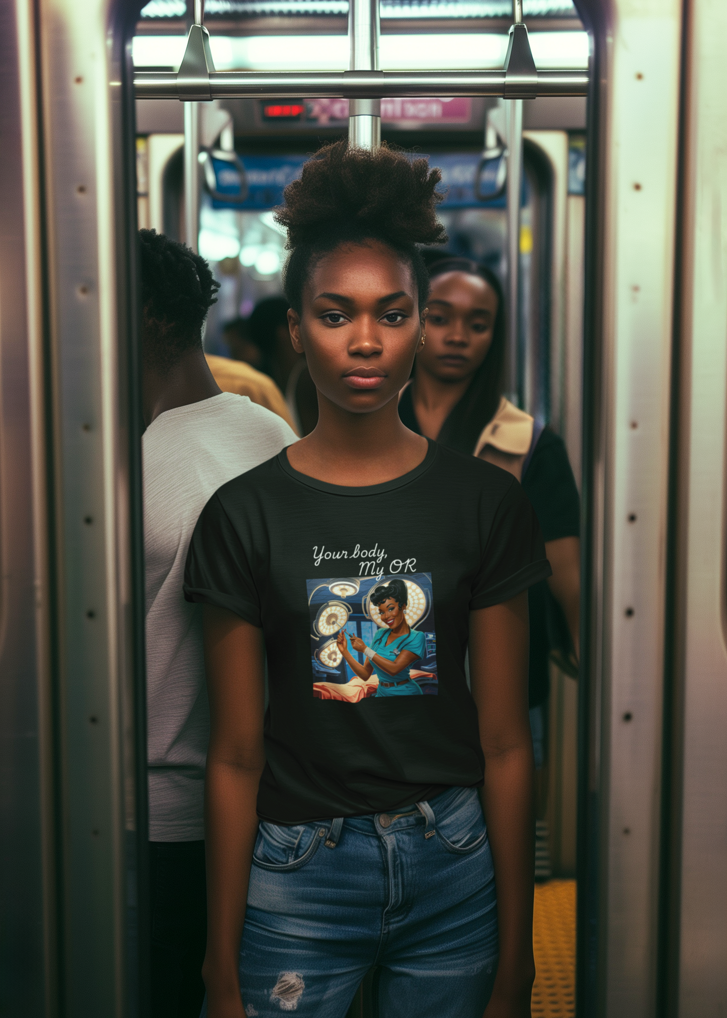 Your Body, My OR | Women in Medicine Feminist Tee | Spitfire Ladies