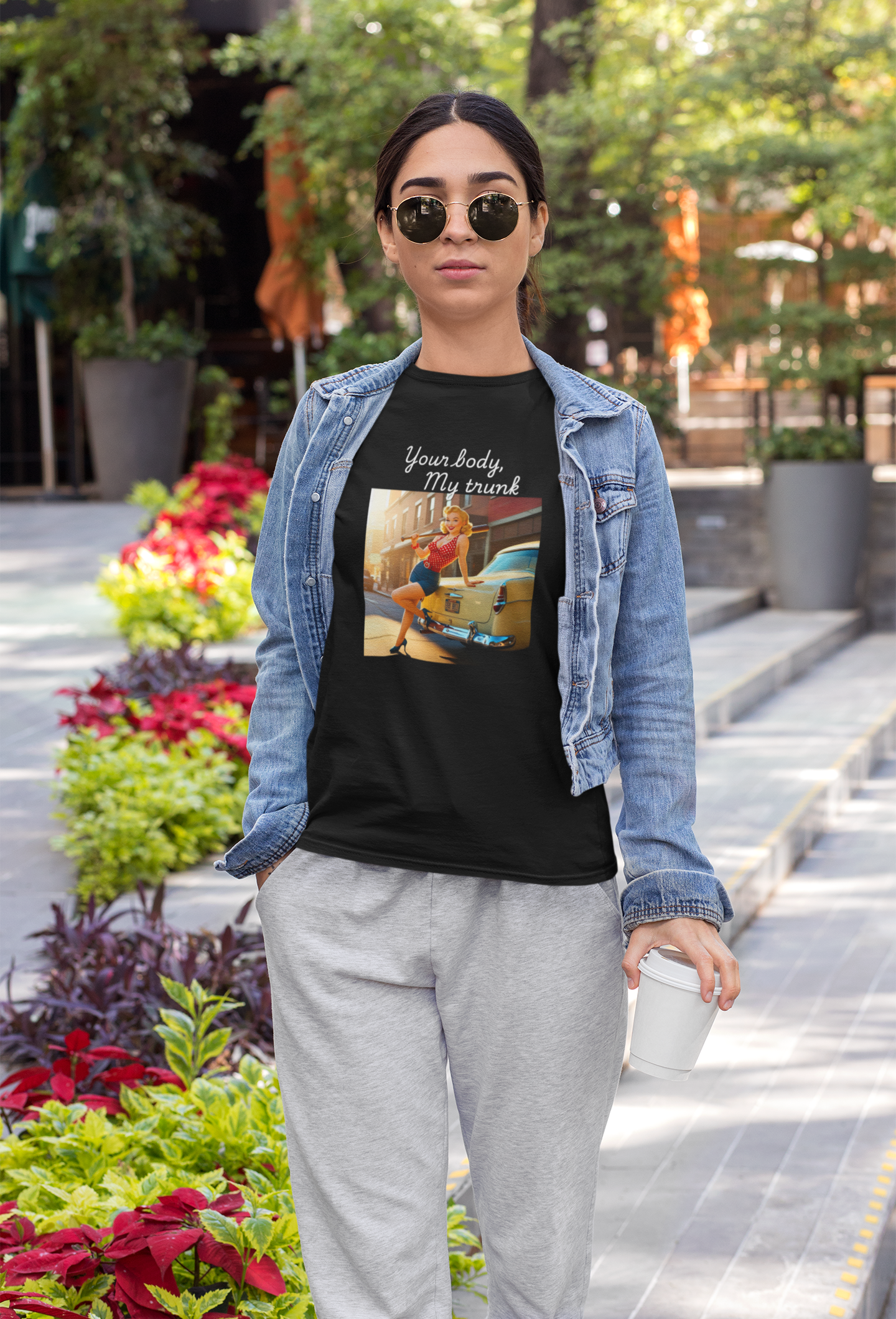 Your Body, My Trunk | Retro Feminist Tee | Spitfire Ladies