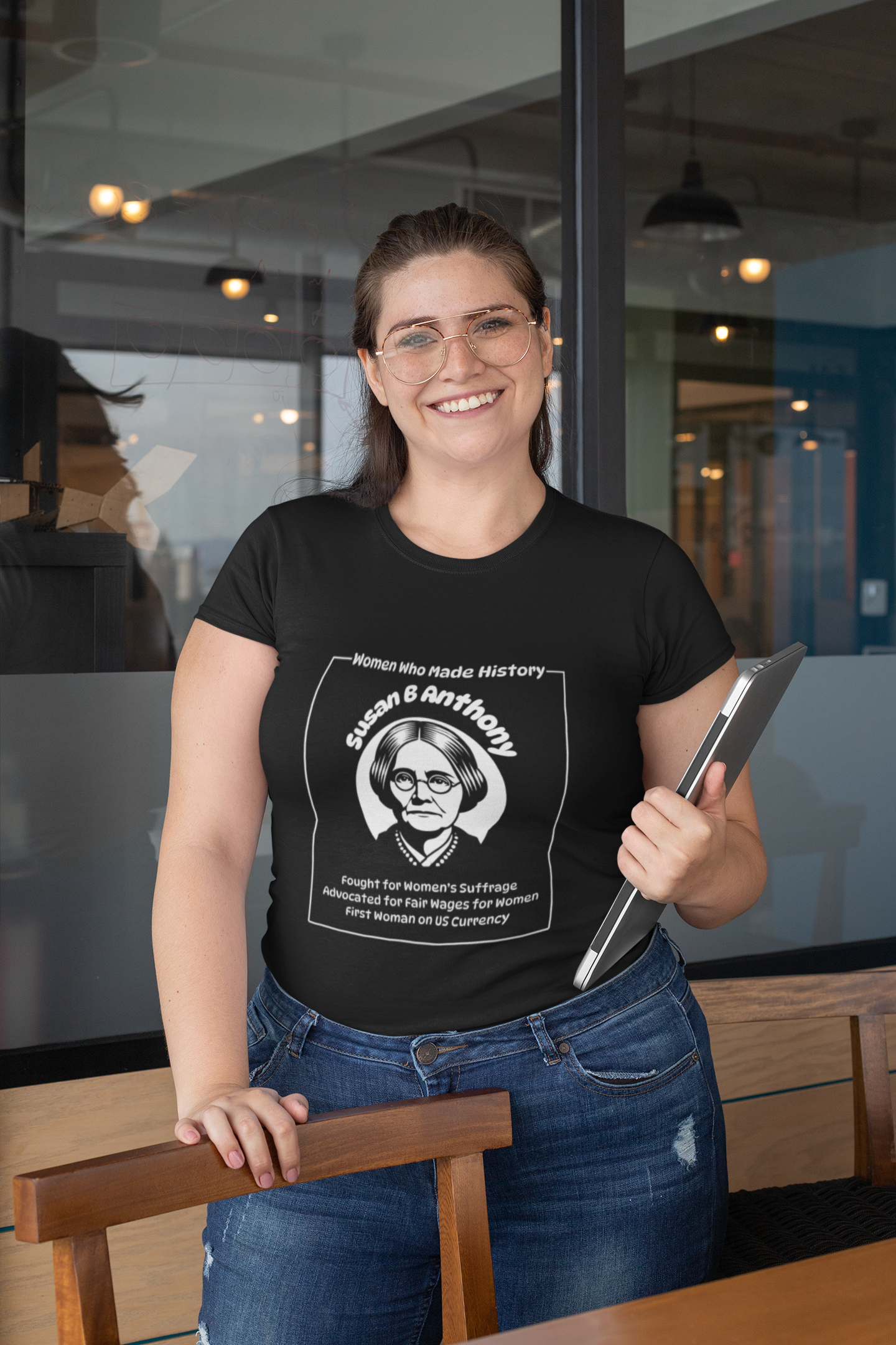 Susan B. Anthony Shirt | Suffragette Tee | Spitfire Ladies