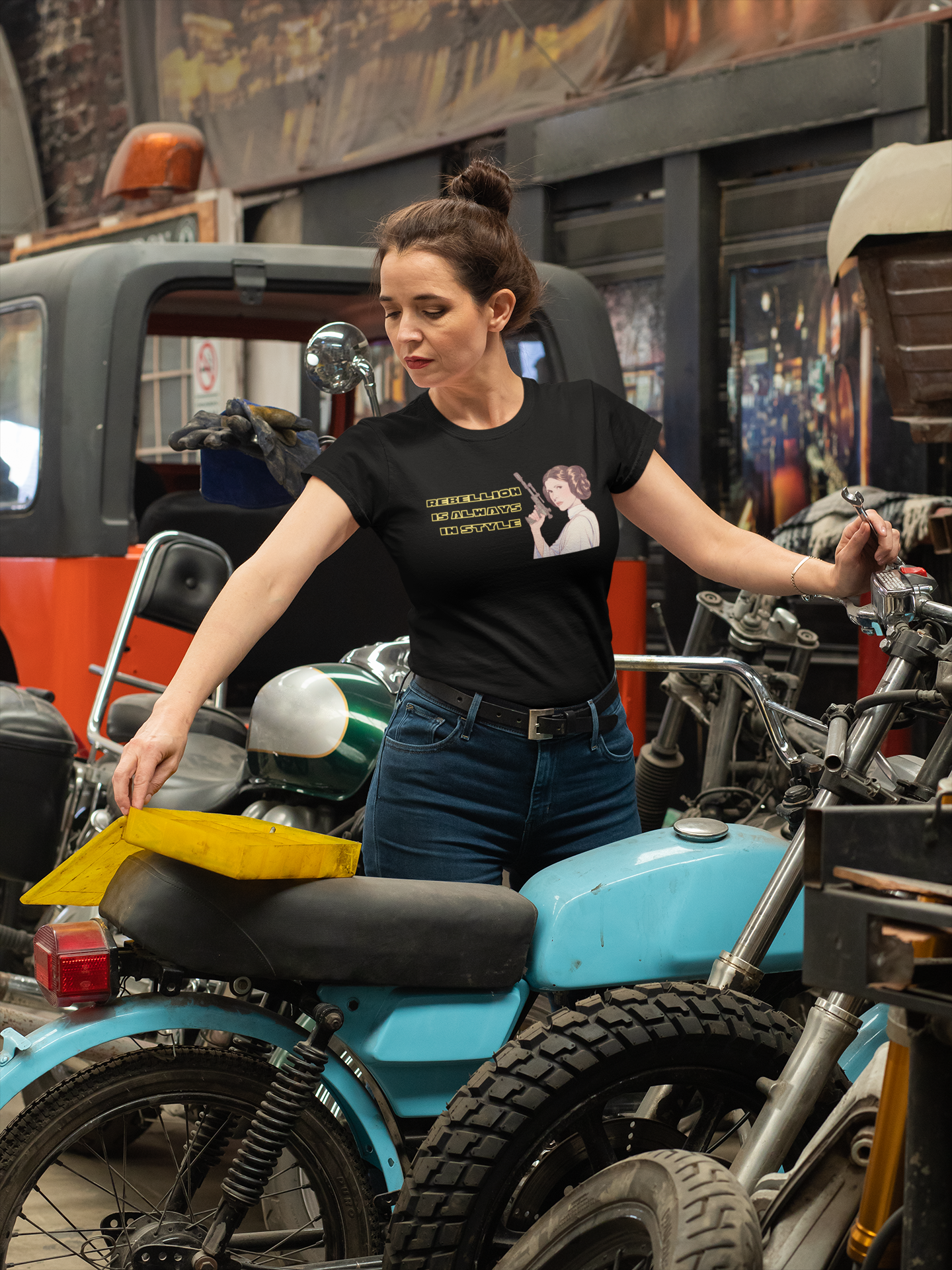 Rebellion is Always in Style | Princess Leia Feminist Tee | Spitfire Ladies